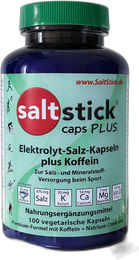 SaltStick Caps Plus Elektrolyt-Salz Kapseln mit Koffein vegetarisch 100 Kapseln – Bild 1 von 5