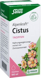 Salus Alpenkraft Cistus-Tropfen Bio mit Zistrosenextrakt 100 ml vegan – Bild 1 von 3