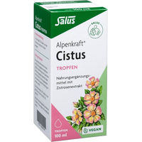 Produktbild von Salus Alpenkraft Cistus-Tropfen Bio mit Zistrosenextrakt 100 ml vegan