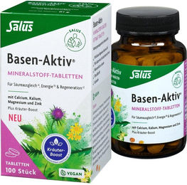 Salus Basen-Aktiv Mineralstoff-Kräuter-Tabletten laktosefrei 100 Stück – Bild 1 von 2