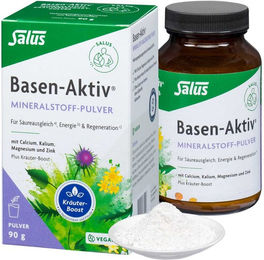Salus Basen-Aktiv Mineralstoff-Kräuterextrakt-Pulver 90 g laktosefrei und ohne Zusatzstoffe – Bild 1 von 3