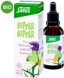Salus Bitter Bitter Tropfen mit Bio-Kräutern und -Gewürzen 50 ml – Bild 1 von 3