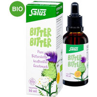 Produktbild von Salus Bitter Bitter Tropfen mit Bio-Kräutern und -Gewürzen 50 ml