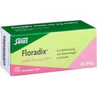 Produktbild von Salus Floradix Eisen 100 mg forte Tabletten für Schwangere und Stillende 50 Stück