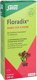 Salus Floradix Eisen für Kinder Tonikum Flüssig 250 ml vegan glutenfrei laktosefrei – Bild 1 von 4