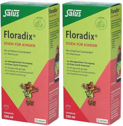 Salus Floradix Eisen Gluconat Flüssig für Kinder und Erwachsene 500 ml laktosefrei und glutenfrei – Bild 1 von 1