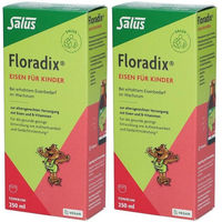 Produktbild von Salus Floradix Eisen Gluconat Flüssig für Kinder und Erwachsene 500 ml laktosefrei und glutenfrei