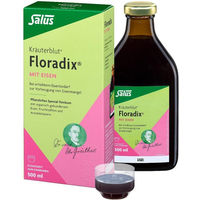 Produktbild von Salus Floradix Eisen Lösung mit Eisen-Gluconat für Schwangere und Stillende 500 ml