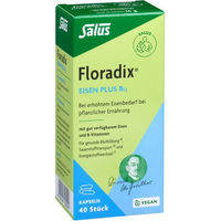 Produktbild von Salus Floradix Eisen plus B12 vegan Kapseln 40 Stück