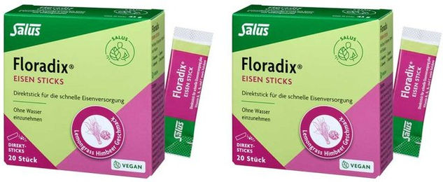 Salus Floradix Eisen Sticks Pulver – Bild 1 von 1
