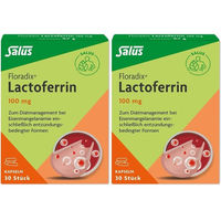 Produktbild von Salus Floradix Lactoferrin 100 mg Kapseln vegetarisch glutenfrei laktosefrei für Schwangere und Stillende 60 Stück