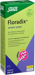 Salus Floradix Sport Eisen Tonikum Flüssig Vegan Glutenfrei Laktosefrei 250 ml – Bild 1 von 3