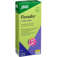 Produktbild von Salus Floradix Sport Eisen Tonikum Flüssig Vegan Glutenfrei Laktosefrei 250 ml