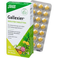 Produktbild von Salus Gallexier Kräuter-Tabletten Bio 84 Stück