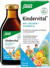Salus Kindervital Calcium + Vitamin D3 Tonikum für Kinder 250 ml glutenfrei laktosefrei – Bild 1 von 6