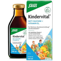 Produktbild von Salus Kindervital Calcium + Vitamin D3 Tonikum für Kinder 250 ml glutenfrei laktosefrei
