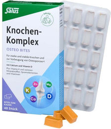 Salus Knochen-Komplex Osteo Lutschtabletten mit Carbonat vegetarisch und glutenfrei für Frauen und Senioren – Bild 1 von 1
