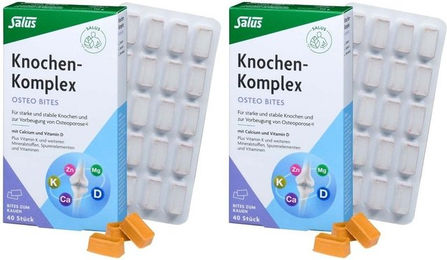 Salus Knochen-Komplex Osteo Lutschtabletten vegetarisch und glutenfrei für Frauen und Senioren – Bild 1 von 1