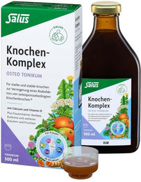 Salus Knochen-Komplex Osteo Mineralstoff-Komplex Flüssig laktosefrei und glutenfrei für Frauen und Senioren – Bild 1 von 2