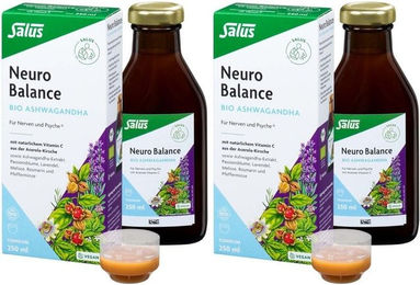 Salus Neuro Balance Ashwagandha Bio Tonikum Flüssig 500 ml alkoholfrei und glutenfrei – Bild 1 von 1