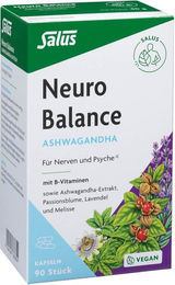 Salus Neuro Balance Ashwagandha Kapseln vegan glutenfrei laktosefrei – Bild 1 von 6