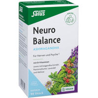 Produktbild von Salus Neuro Balance Ashwagandha Kapseln vegan glutenfrei laktosefrei
