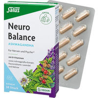 Produktbild von Salus Neuro Balance Ashwagandha Kapseln vegan vegetarisch glutenfrei 30 Stück