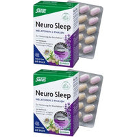 Produktbild von Salus Neuro Sleep Melatonin 2-Phasen Tabletten laktosefrei und glutenfrei 120 Stück