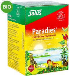 Salus Paradies Vitamin C Früchtetee Bio mit natürlichem Vitamin C 15 Filterbeutel 37,5 g – Bild 1 von 3