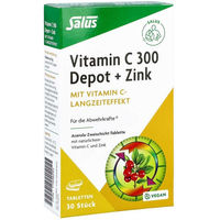 Produktbild von Salus Vitamin C 300 Depot mit Zink und natürlichem Acerola sowie Hagebutte Tabletten 30 Stück