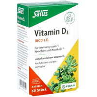Produktbild von Salus Vitamin D3 1000 IE vegan Kapseln 60 Stück