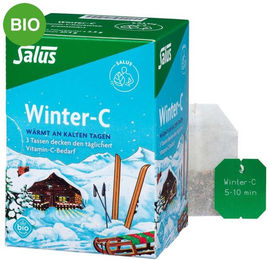 Salus Winter-C Vitamin-C Früchtetee mit natürlichem Aroma Acerola und Hagebutte 15 Stück – Bild 1 von 1