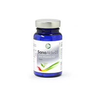 Produktbild von SanaAktiv Vitamin D3 mit Vitamin K2 MK-7 1000 IE Kapseln vegan glutenfrei laktosefrei