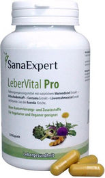 Sanaexpert Lebervital Pro Kapseln vegan 120 Stück – Bild 1 von 1