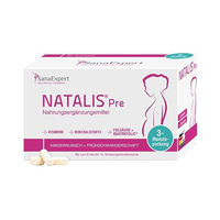 Produktbild von SanaExpert Natalis Pre Kapseln für Schwangere und Stillende, vegan, glutenfrei und laktosefrei, 90 Kapseln