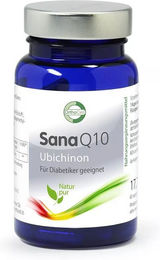 SanaQ10 Orthocell von SANACARE mit 100 mg Ubiquinon, 60 vegane Kapseln, laktosefrei und glutenfrei – Bild 1 von 2