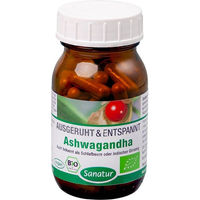 Produktbild von Sanatur Ashwagandha Bio Kapseln 60 Stück