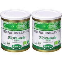 Produktbild von Sanatur Bio Chlorella Mikroalgen Pulver glutenfrei und laktosefrei 300 g