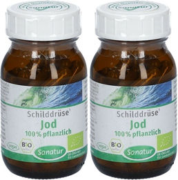 Sanatur Bio Jod aus Kelp Braunalge Kapseln ohne Zusatzstoffe 150 Stück – Bild 1 von 1