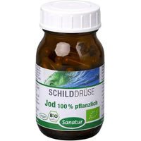 Produktbild von Sanatur Bio Jod aus Kelp Braunalge Kapseln vegan 150 µg 60 Stück