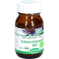Produktbild von Sanatur Bio Schwarzkümmelöl Kapseln 60 Stück