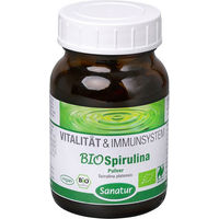 Produktbild von Sanatur BIO Spirulina Pulver vegan und ohne Zusatzstoffe 125 g