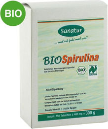 Sanatur bioSpirulina Mikroalgen Bio Tabletten 750 Stück 300 g – Bild 1 von 1