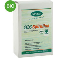 Produktbild von Sanatur bioSpirulina Mikroalgen Bio Tabletten 750 Stück 300 g
