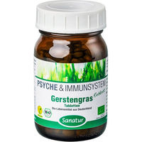 Produktbild von Sanatur Gerstengras 400 mg Tabletten bio vegan glutenfrei ohne Zusatzstoffe