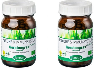 Sanatur Gerstengras Tabletten Bio vegan glutenfrei ohne Zusatzstoffe – Bild 1 von 1