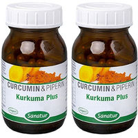 Produktbild von Sanatur GmbH Kurkuma Plus Kapseln vegan ohne Zusatzstoffe 120 Stück