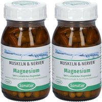 Produktbild von Sanatur Magnesium Kapseln vegan ohne Zusatzstoffe