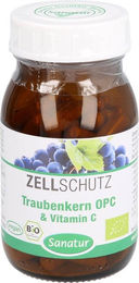 Sanatur OPC Traubenkern und Vitamin C Kapseln Bio 90 Stück – Bild 1 von 3