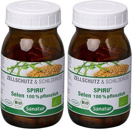Sanatur SPIRU Selen Kapseln vegan Bio 180 Stück – Bild 1 von 1